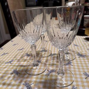 Luminarc diamant crystal wine  glasses  .